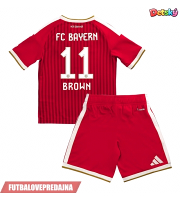 Lacne Dětský Futbalové dres Bayern Munich Nathaniel Brown #11 2026-27 Krátky Rukáv - Domáci (+ trenírky)
